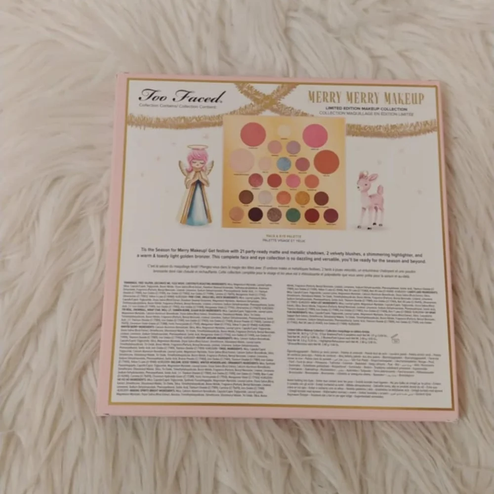 🎄FIRM! NWT TOO FACED MERRY MERRY MAKEUP FACE AND EYE PALETTE (LIMITED EDITION)